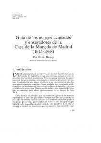Guía de los marcos acuñados y ensayadores de la Casa de Moneda de Madrid (1615-1868)A_page-0001